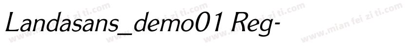 Landasans_demo01 Reg字体转换